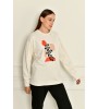 Baskılı Sweater 